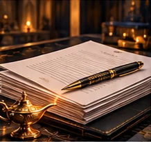 إعداد العقود ومراجعتها